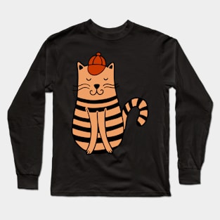 Doodle cat Long Sleeve T-Shirt